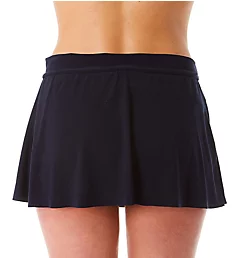Solid Jersey Tennis Skirt Swim Bottom Black 8