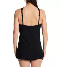 Square Cut Beverly One-Piece Swimdress Black 8