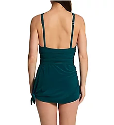 Solid Celine Wire Free One Piece Swimsuit Palm 12