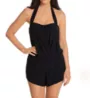 MagicSuit Drape Solids Brooke Romper One Piece Swimsuit 6012264 - Image 1