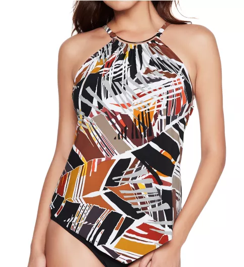 MagicSuit Leaf Through Angelika Tankini Swim Top 6012762