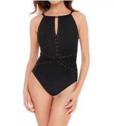 Riveted Diana One Piece Swimsuit Black 16