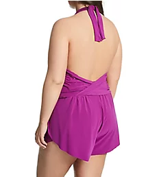Plus Size Bianca Romper One Piece Swimsuit Hibiscus 22W