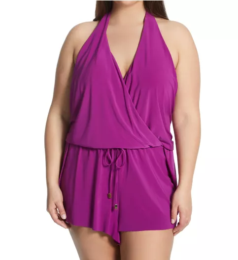 MagicSuit Plus Size Bianca Romper One Piece Swimsuit 606057W