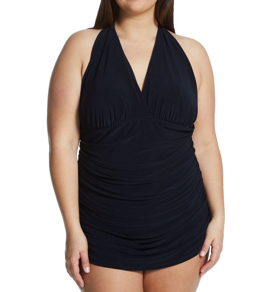 Plus Size Yvonne Swim Dress-fs