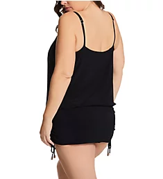 Plus Size Susan One Piece Swim Dress Black 16W