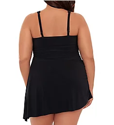 Plus Size Celine Swim Dress Black 16W