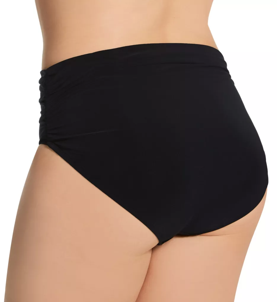 MagicSuit Plus Size Shirred Jersey Brief Swim Bottom 608059W - Image 2