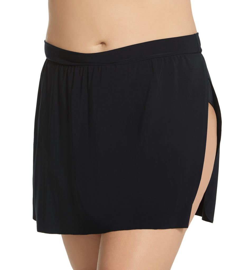 Plus Size Jersey Tennis Skirt Swim Bottom-cs1