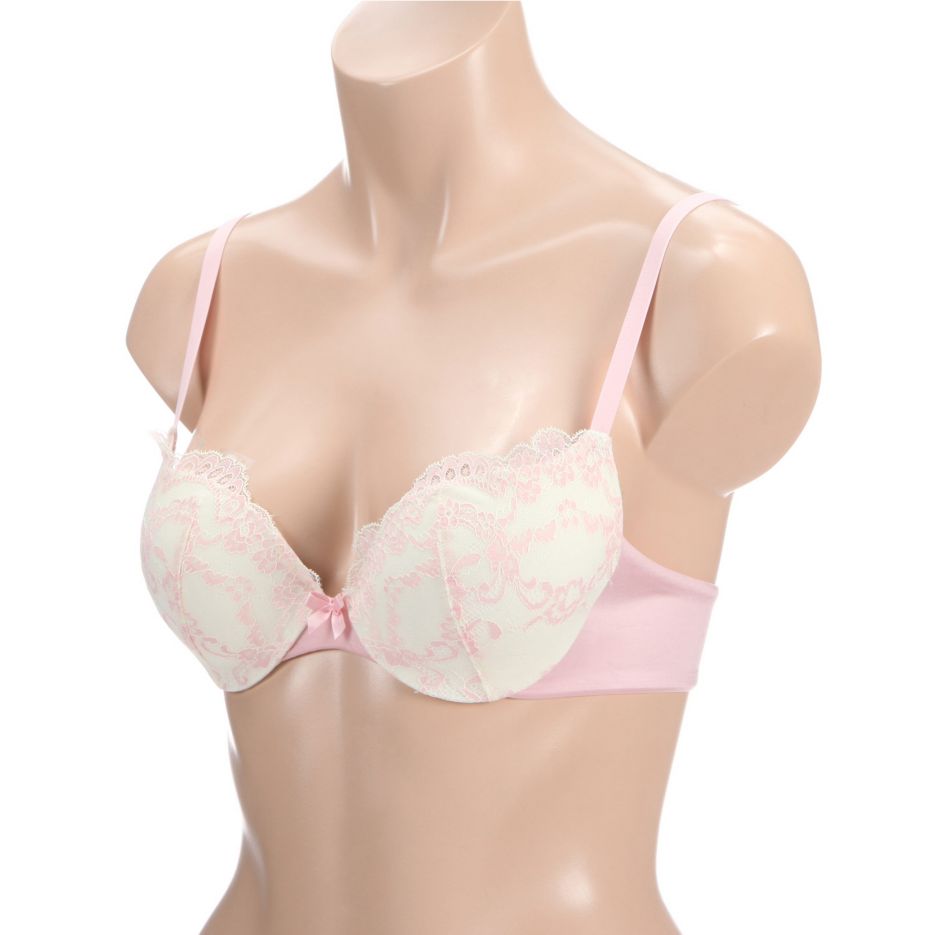 Maidenform Love the Lift Strappy Lace Push Up Bra Style DM9900 Size 36D  Pink Blk - Helia Beer Co