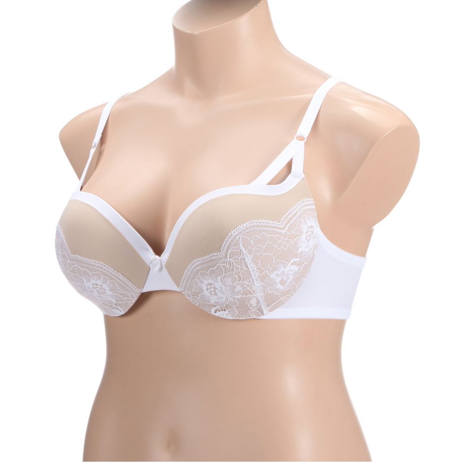 Love the Lift Push Up & In Strappy Lace Demi Bra