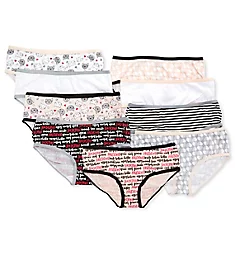 Hipster 100% Cotton Panty - 9 Pack Positive Cats 6