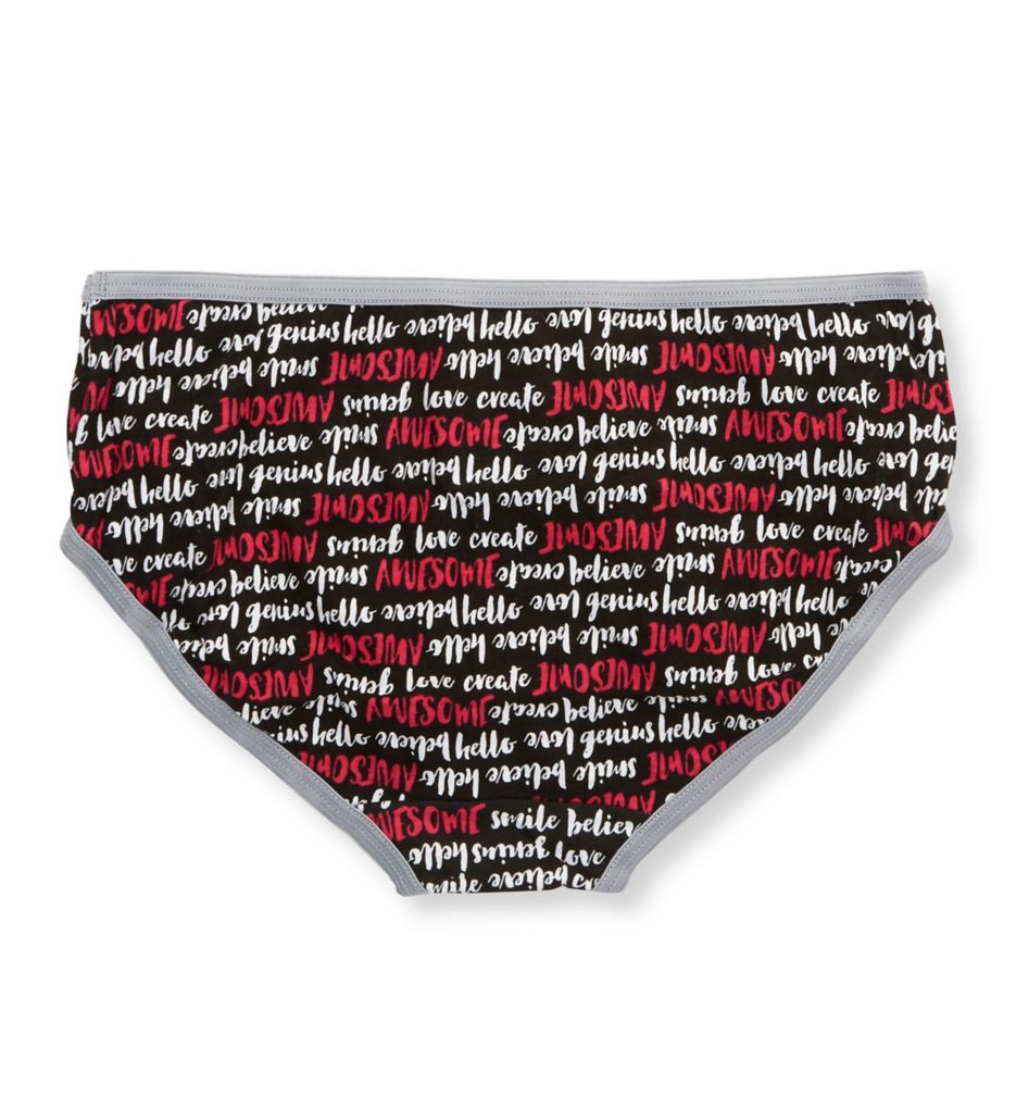 Hipster 100% Cotton Panty - 9 Pack Positive Cats 6 by Maidenform Girl