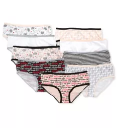 Hipster 100% Cotton Panty - 9 Pack