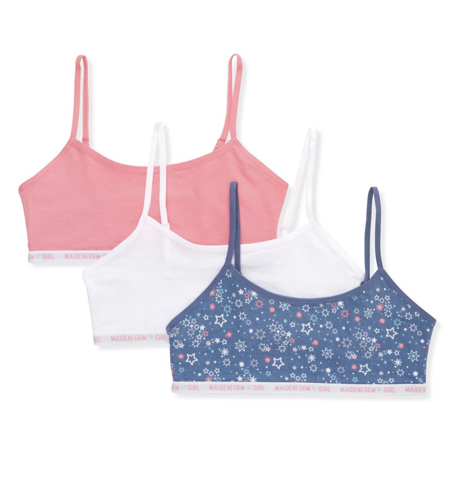 Maidenform Girl Bralette - 3 Pack 4489 - Image 4