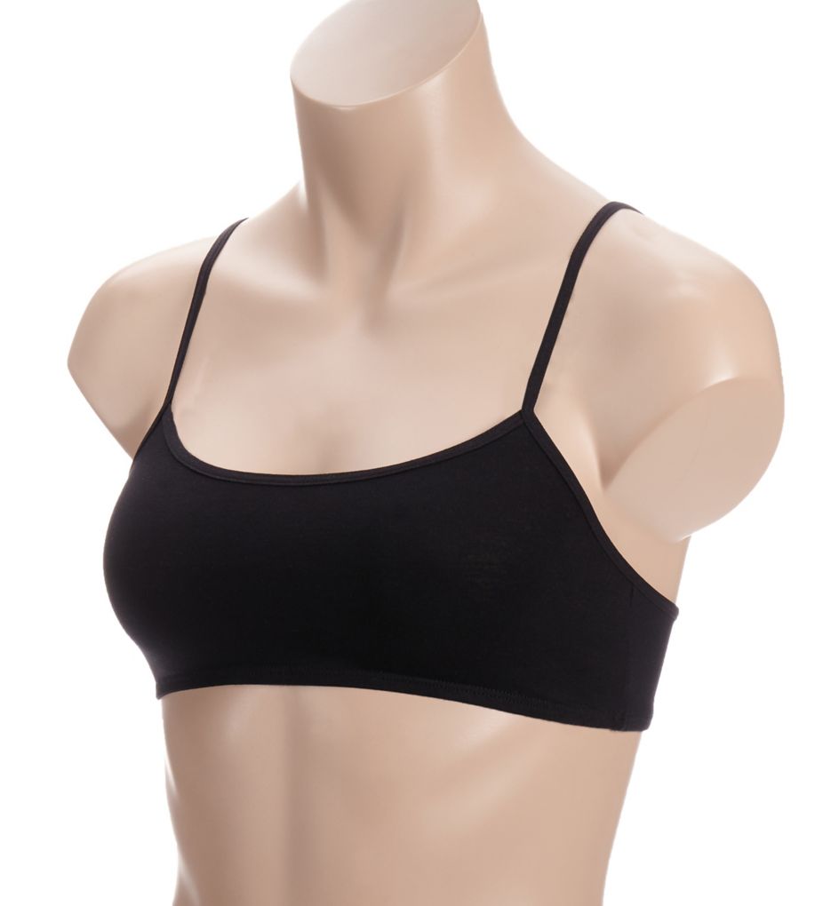 Women's Maidenform Girl H2563 Classic Cotton Crop Bralette - 3 Pack 