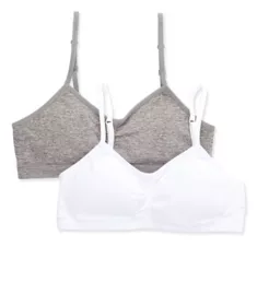 Seamfree Ruched Crop Bralette - 2 Pack