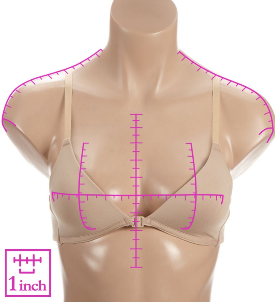 Comfort Front Closure Molded Wireless Bra-ns7