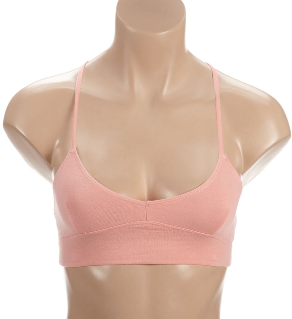 Cotton Laceback Bralette-fs