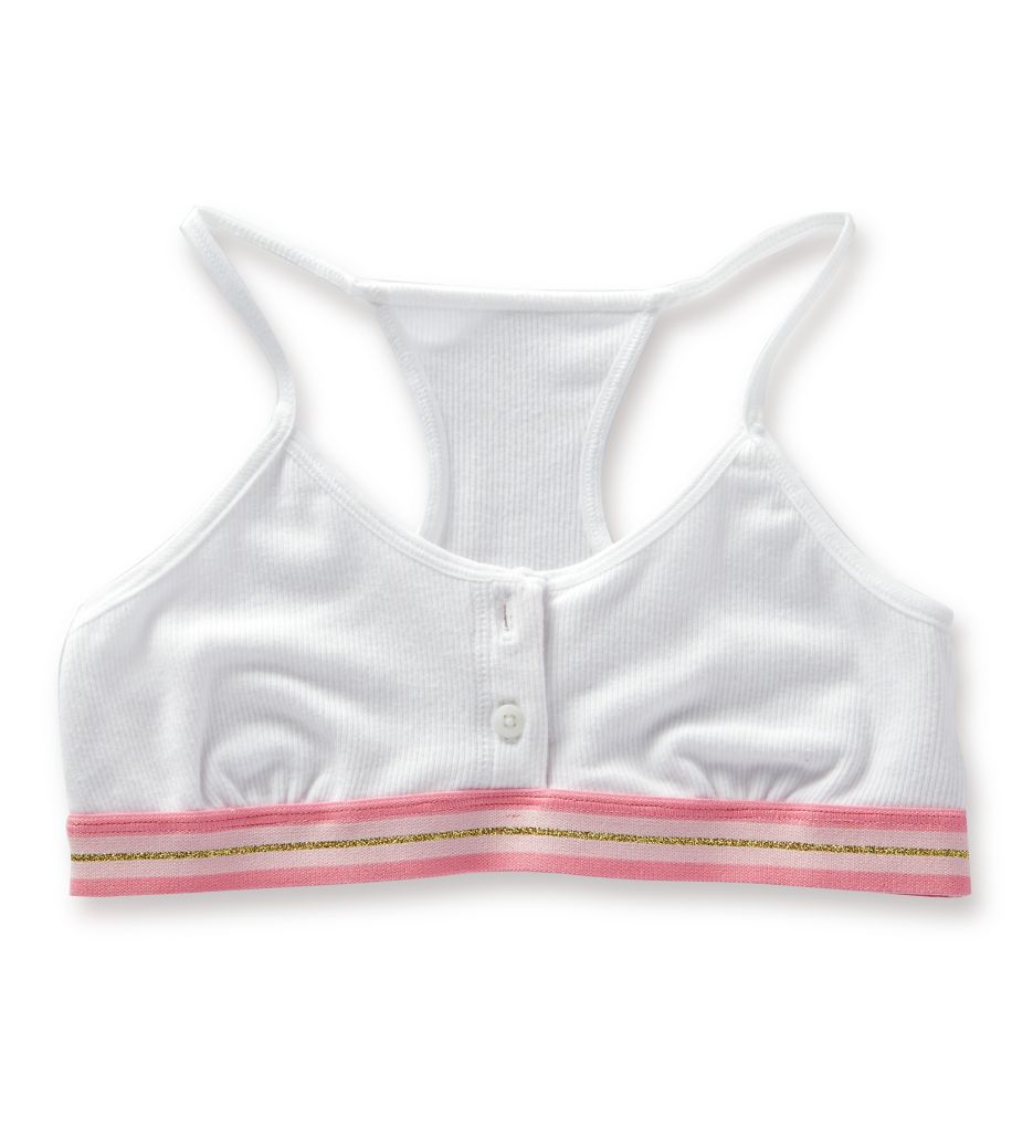 Cotton Ribbed Racer Pullover Bra