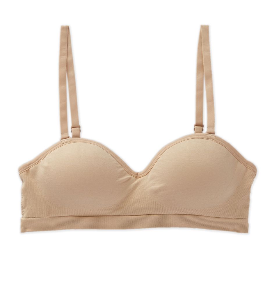 Women's Strapless Bra Plus Size Molded Cup Slightly Padded