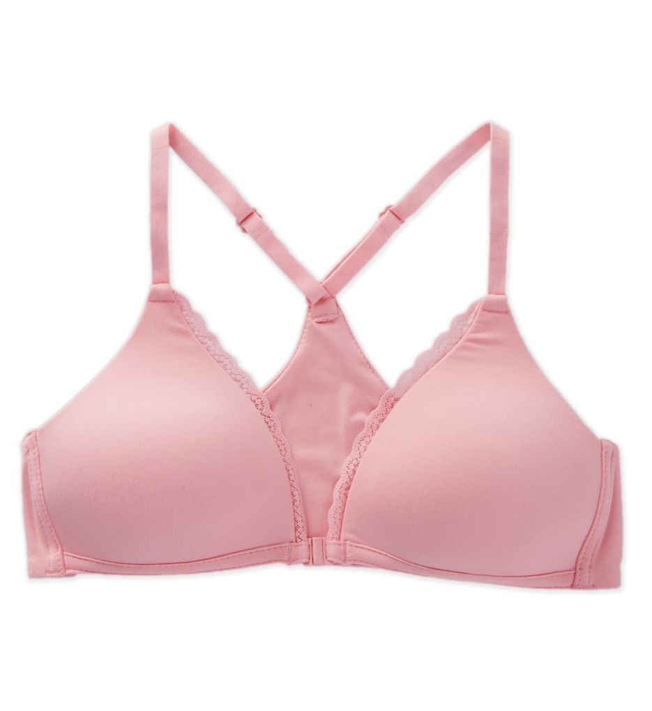 Comfort Front Closure Wirefree Racerback Bra