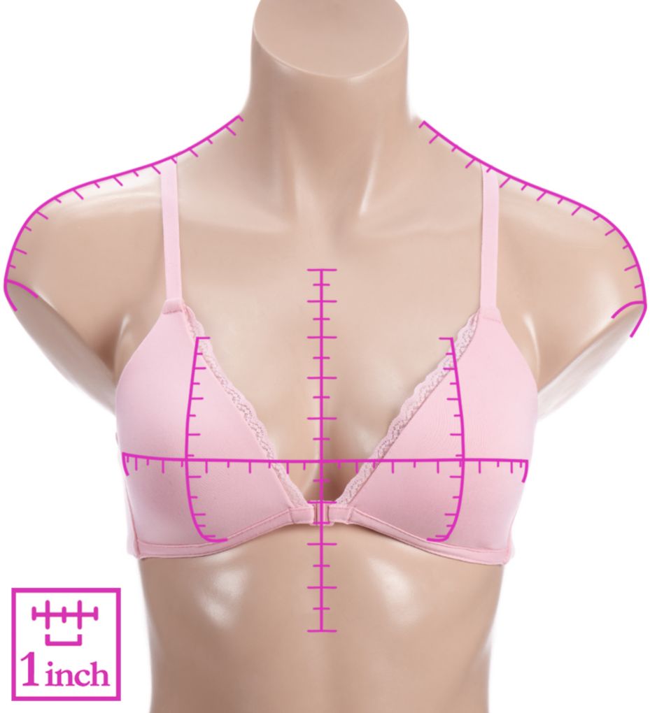 Comfort Front Closure Wirefree Racerback Bra-ns7