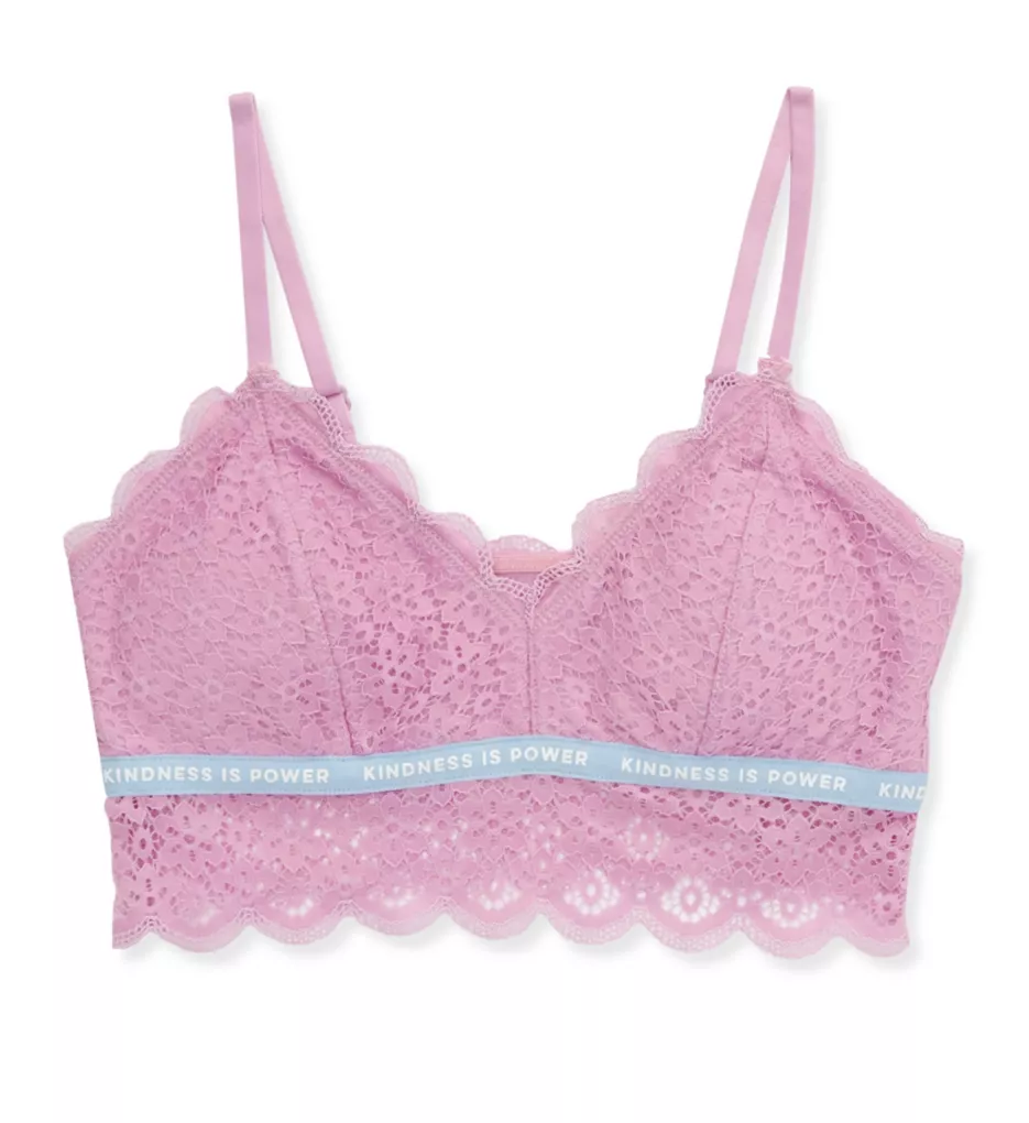 Allover Lace Bralette Orchid S