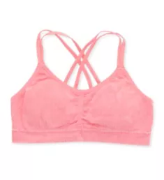 Strappy Back Ruched Crop Bralette