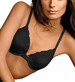 Comfort Devotion Embellished Extra Coverage Bra Black Over Body Beige 34C