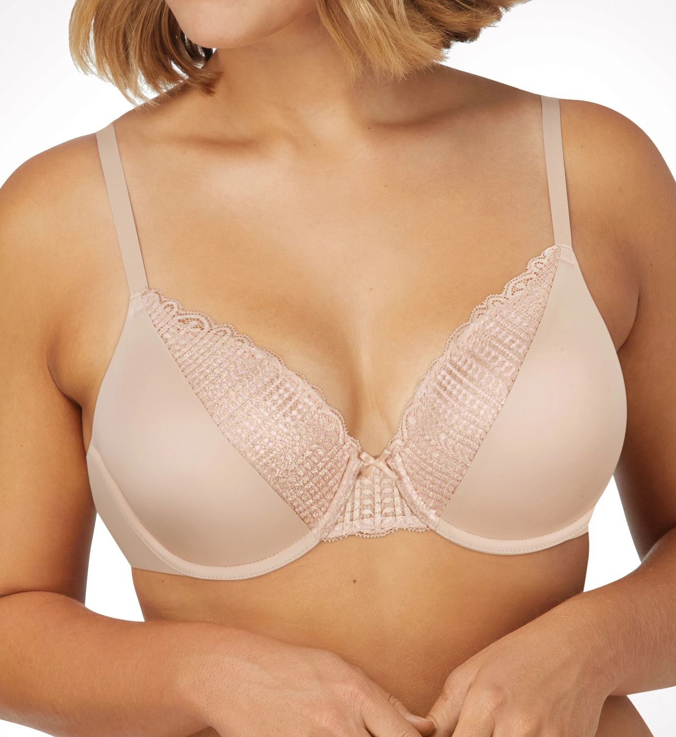 Maidenform Womens Comfort Devotion Underwire Bra, Convertible T-shirt Bra (Retired Colors) - Tamaño 34DD - Color Sandshell | Guatemala