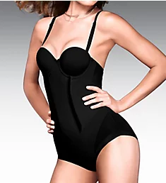 Easy Up Strapless Firm Control Bodybriefer Black 34B