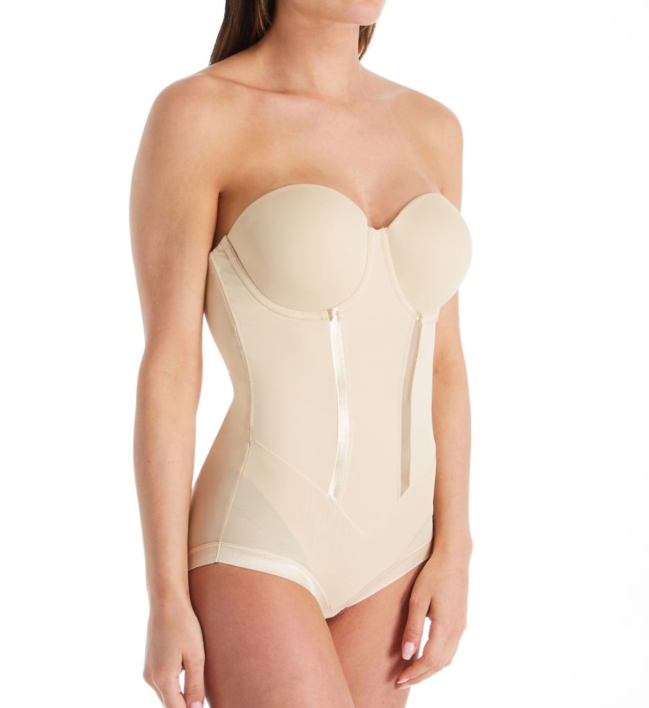 Flexees 1256 Easy Up Strapless Firm Control UW Bodybriefer