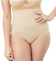 Flexees Firm Control High Waist Brief Panty Latte Lift 2X