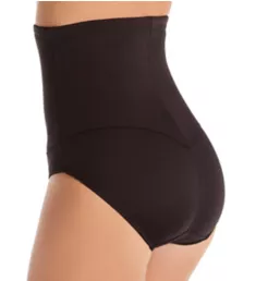 Flexees Firm Control High Waist Brief Panty Black 2X