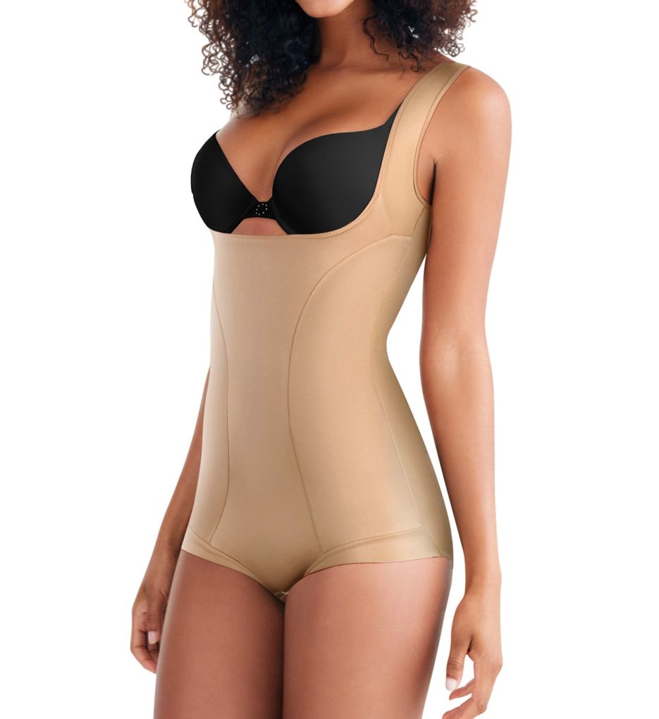 Flexees Open Bust Wide Strap Body Shaper  Body shapers, Maidenform, Lace thong  panties