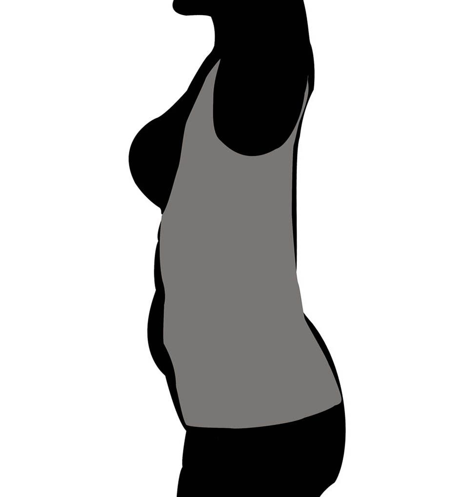 Maidenform Flexees Open Bust Torsette with Cool Comfort 1866 - Image 3