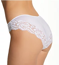 Comfort Devotion Lace Back Tanga Panty White/Rose Gold 5