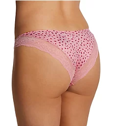 Comfort Devotion Lace Back Tanga Panty Celestial Pink Texture 5