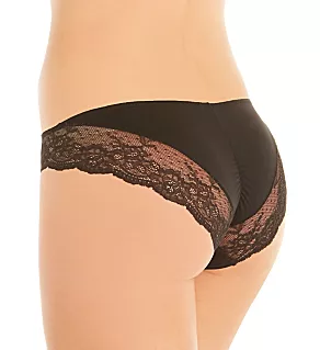 Comfort Devotion Lace Back Tanga Panty Black 5