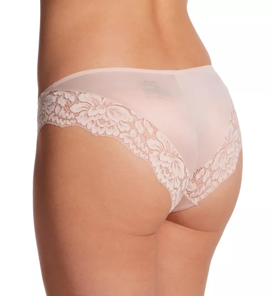 Comfort Devotion Lace Back Tanga Panty Sandshell/Rose Gold 5