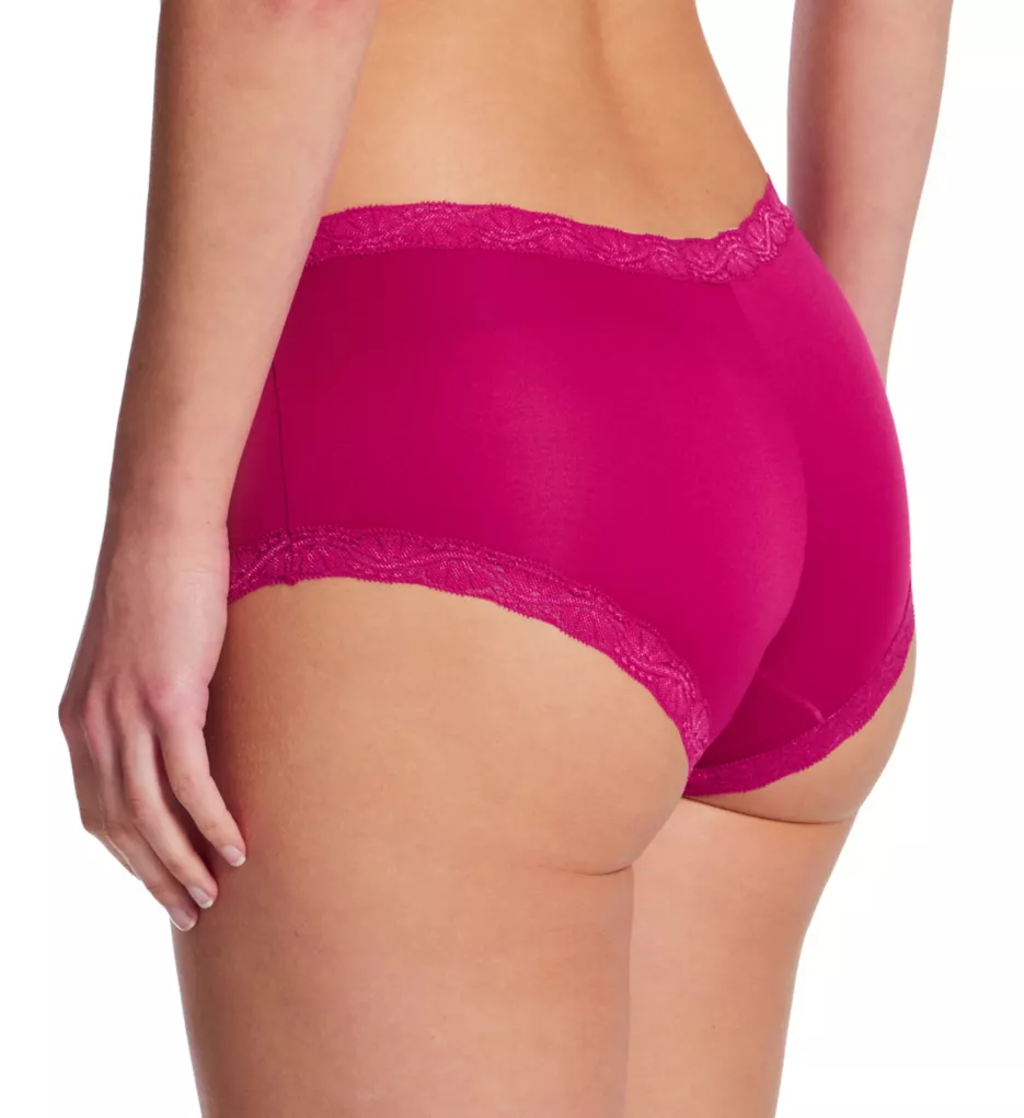 Classics Microfiber and Lace Boyshort Panty Fresh Berry 5