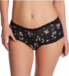 Classics Microfiber and Lace Boyshort Panty