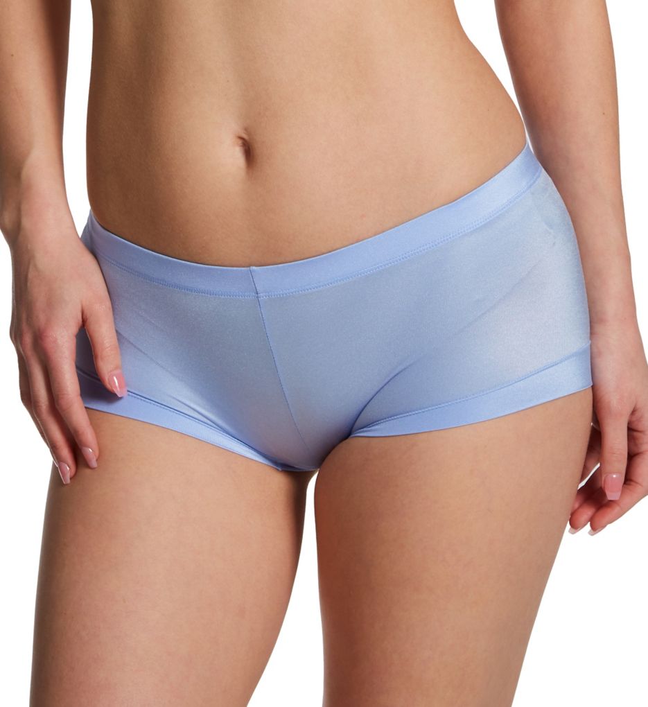 Maidenform Women's Dream Microfiber Boyshort Panty in High As The Sky Blue | Plus Size 9 | HerRoom.com