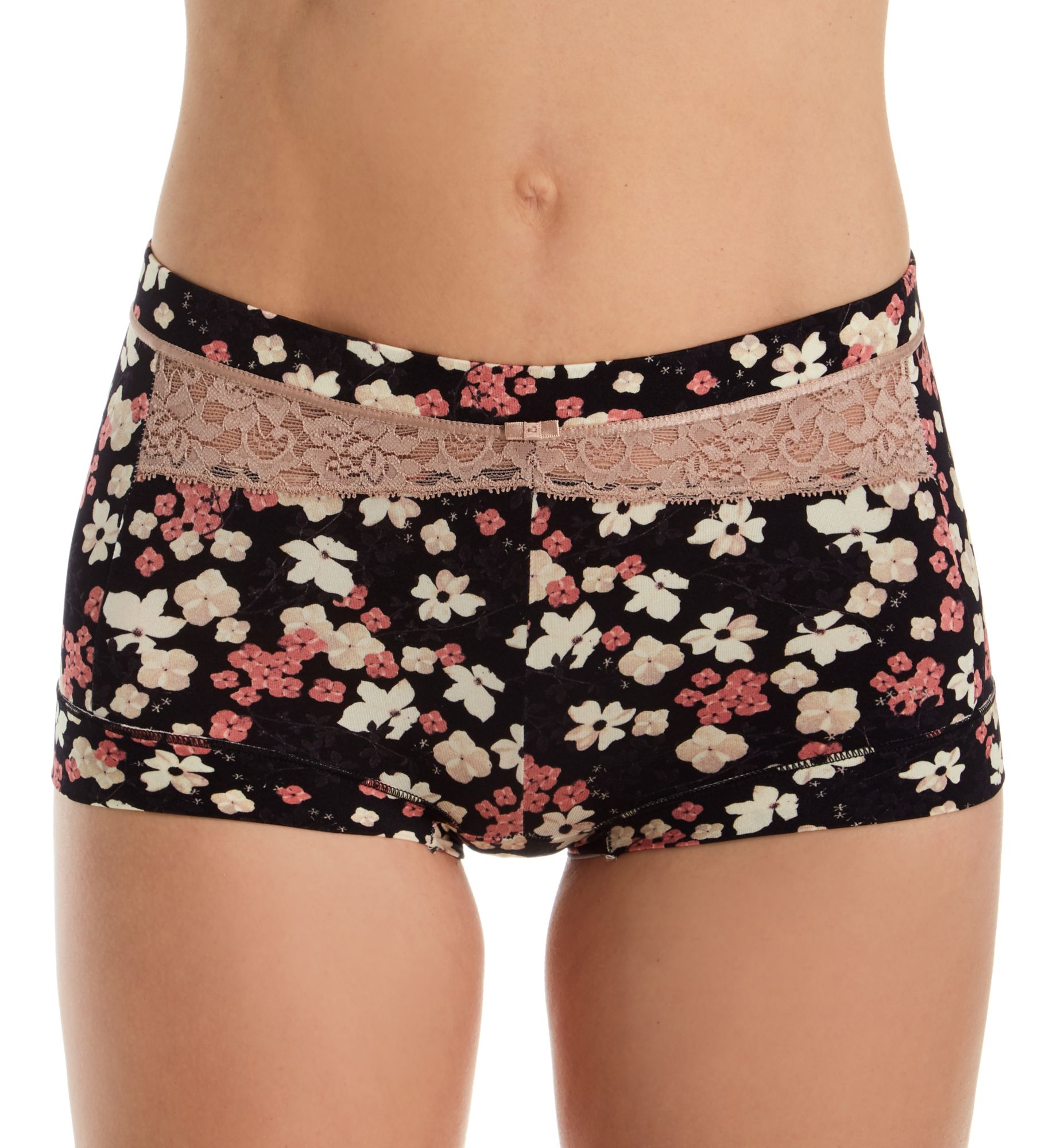 Dream Microfiber Boyshort Panty Evening Mauve Petals 9