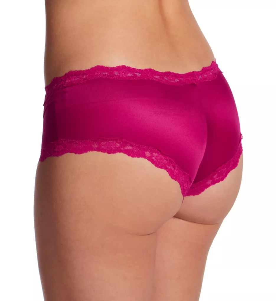 Cheeky Microfiber Hipster Panty with Lace Fresh Berry 5