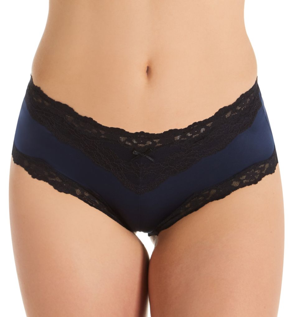 Cheeky Microfiber Hipster Panty with Lace