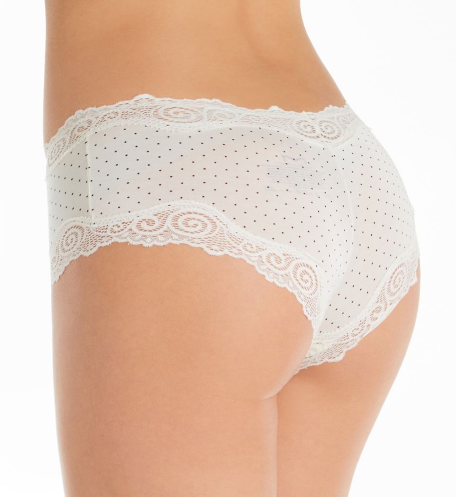 Maidenform Scalloped Lace Hipster Underwear 40823 In Latte,ivory