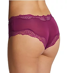 Cheeky Scalloped Lace Hipster Panty Purple Ruby 5