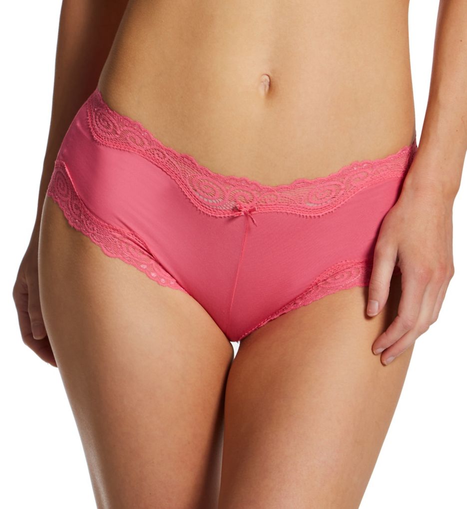 Maidenform Cheeky Panty Micro with Scallop Lace Trim Hipster Panty :  : Clothing, Shoes & Accessories